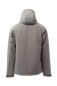 Preview: Wattierte Softshelljacke GALE PAD in rauchgrau